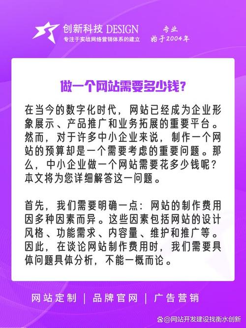 自己做网站多少钱