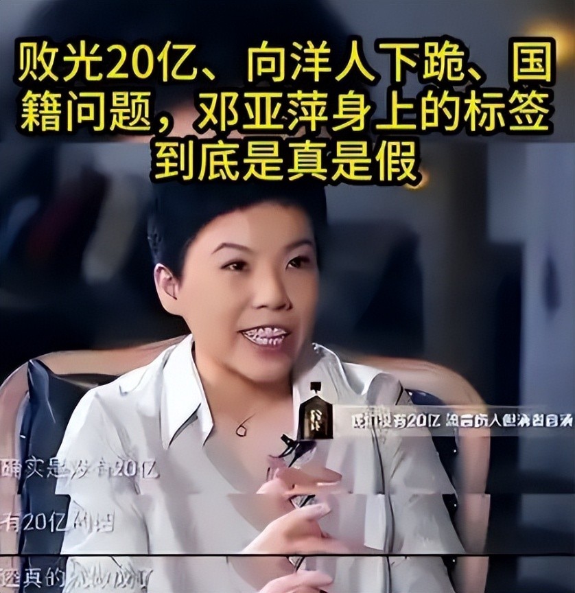 邓亚萍20亿做网站